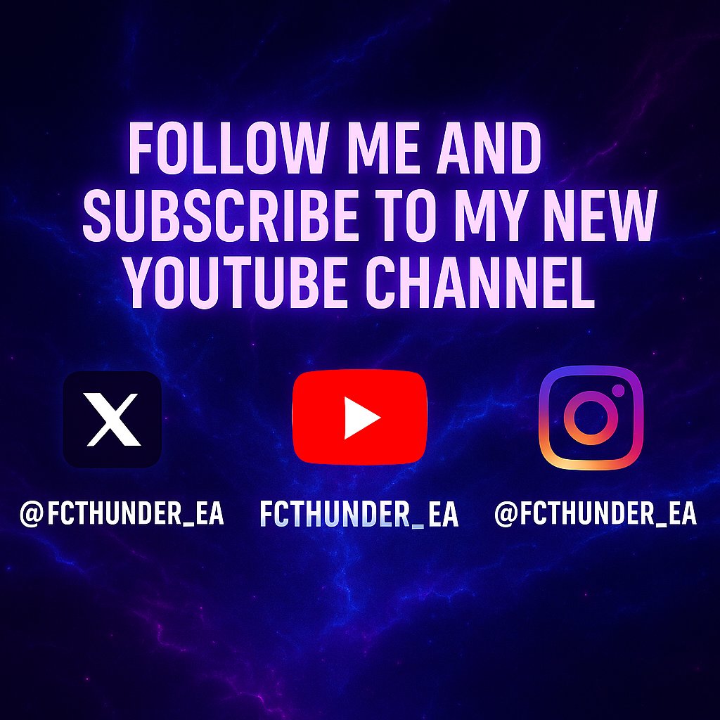 FC thunder ⚡ (@fcthunder_ea) on Twitter photo ⚡ NEW CHAPTER UNLOCKED! ⚡
My YouTube channel is LIVE! 🔥
Expect insane FC Mobile content, reviews & top 10s every week 🎮
👉 Subscribe now: youtube.com/@fcthunder_ea?…
Let’s grow this thunderstorm together ⚡💪
<a href="/tutiofifa/">Tío Fifah 🇨🇴 🇵🇸 حرة</a> <a href="/Akash62455881/">Akash_Beast</a> <a href="/EAFCUniverse24/">FC Mobile Universe</a> <a href="/FirstHalfYT/">FirstHalf EAFC</a> ⚡ NEW CHAPTER UNLOCKED! ⚡
My YouTube channel is LIVE! 🔥
Expect insane FC Mobile content, reviews & top 10s every week 🎮
👉 Subscribe now: youtube.com/@fcthunder_ea?…
Let’s grow this thunderstorm together ⚡💪
<a href="/tutiofifa/">Tío Fifah 🇨🇴 🇵🇸 حرة</a> <a href="/Akash62455881/">Akash_Beast</a> <a href="/EAFCUniverse24/">FC Mobile Universe</a> <a href="/FirstHalfYT/">FirstHalf EAFC</a>