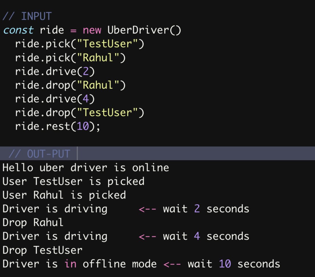 madhubabu_iitb's tweet image. Just solved this Uber Frontend SDE-2 interview question 👇Design a JS class that models an Uber Driver's lifecycle-pick, drive, drop, rest”
Tests more than syntax-it checks:
🧠OOP design
🔄State transitions
🔗Method chaining
⚙️Extensibility
#JavaScript #Uber #FrontendInterview