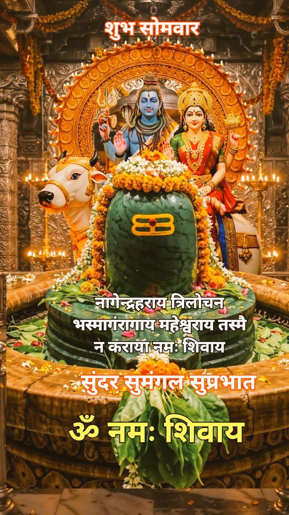 शुभ प्रभात दोस्तों 🙏 
हर सुबह महादेव के नाम से आरंभ करो,
उनकी कृपा से दिन को धन्य करो।
भोलेनाथ की मुस्कान जैसी शांति मिले,
हर कदम पर उनकी भक्ति की ज्योति खिले। 🙏
💫 जय भोलेनाथ! 💫
🌺 ॐ नमः शिवाय 🌺
हर हर महादेव 🙏