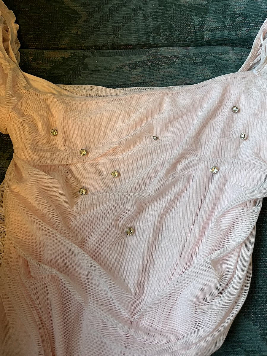 Like… should I add a bunch of these to this bodysuit for my Sabrina show? (It’s pink- lighting sucks.)