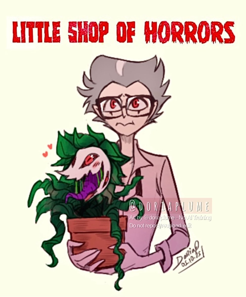 doriaplume's tweet photo. 🪴 ‘Little shop of horrors’ 🪴

•
#HelluvaBoss #Stolas #HumanStolas https://t.co/wamN4hZBfe