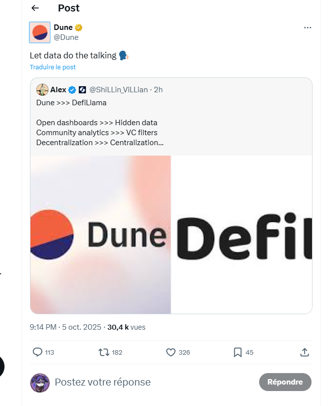 maruushae's tweet photo. Nah you don't get to delete that dune, you are a brand, you did retarded thing, now it's for all to see, you want to attack lama by retweeting a know scammer, while using Defillama? you don't get to just delete and that shit getting away, open your mouth so i can spit inside it https://t.co/8DhDn1LjCu