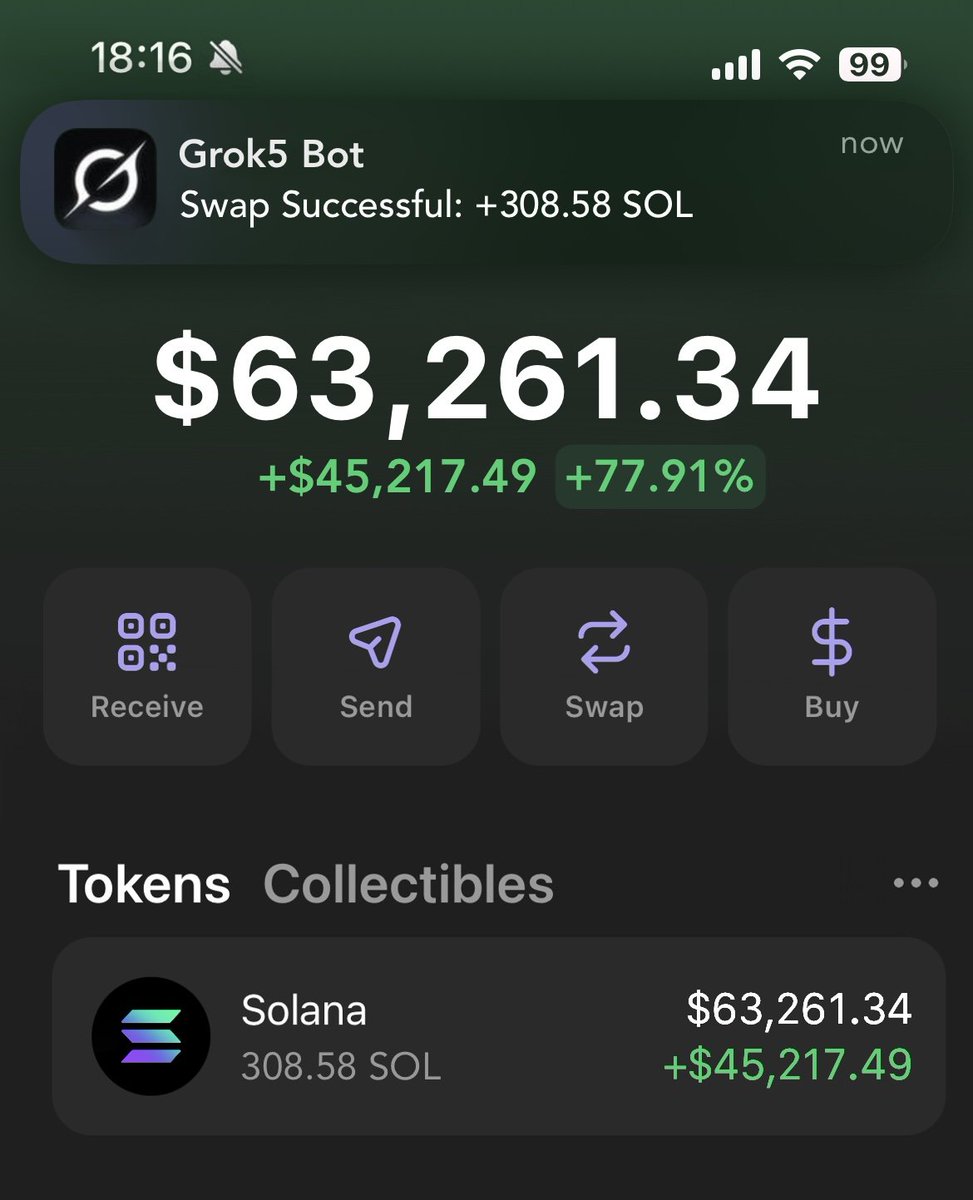 0xPhilanthrop's tweet photo. SuperGrok is a crypto money printer 🚨

I tested a trading bot for a week and it turned 0.25 SOL into 308 SOL.

Not even clickbait or smth.

Here’s how I did it without coding skills 🧵👇 https://t.co/6vMLspkNFK
