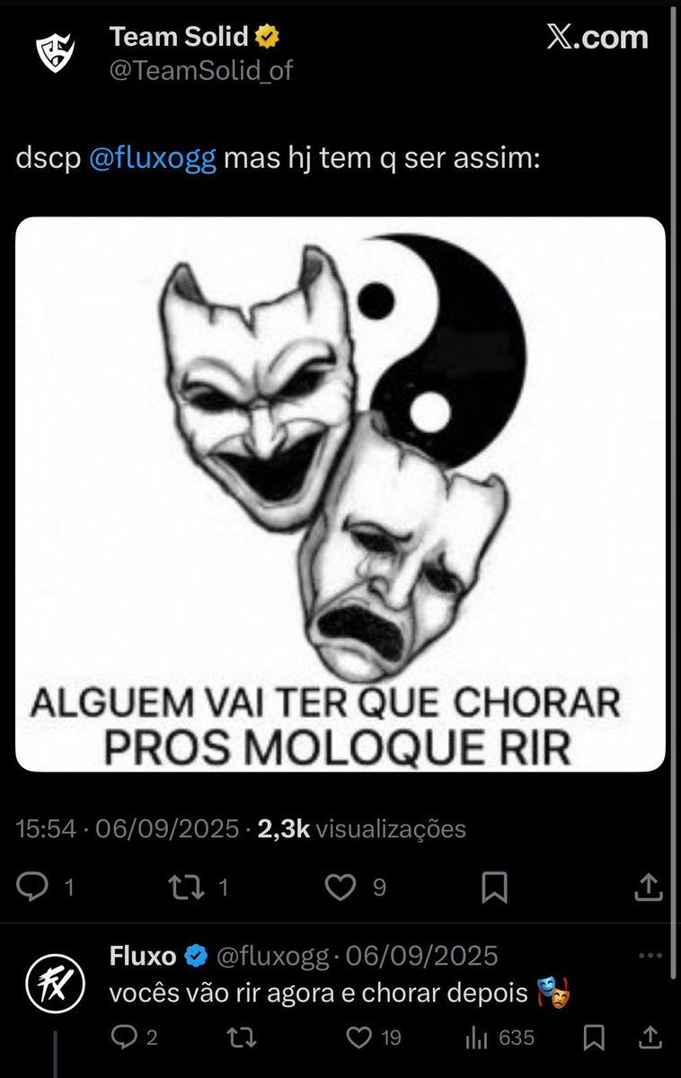 eu avisei