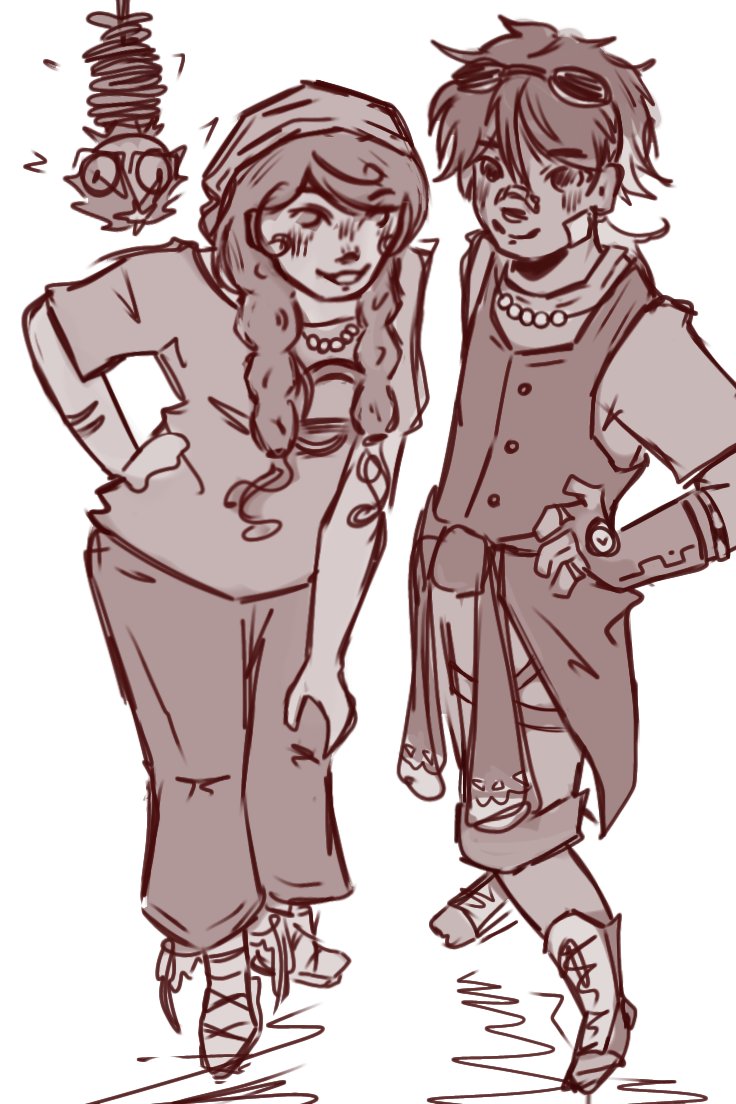 huckleberryirl's tweet image. goggles&apos; is @chaseisthriving -  #pjooc 

sketch ☆ I&apos;m sooo pjooc-pilled rn