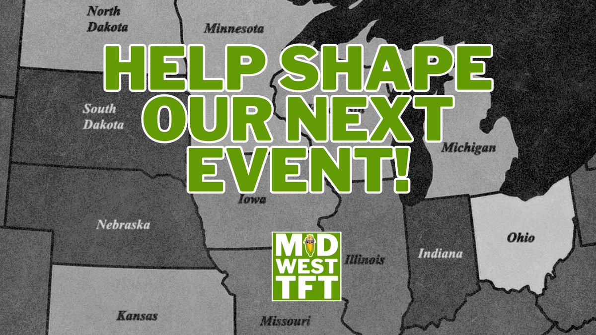WE ARE BACKKKKKKK!!! 

Our next Midwest TFT LAN will be in Columbus, OH on Saturday, November 8th. To fine-tune the experience even further, we would love to get some input from those in the community of what you would like to see at the second iteration of this event! 

Whether
