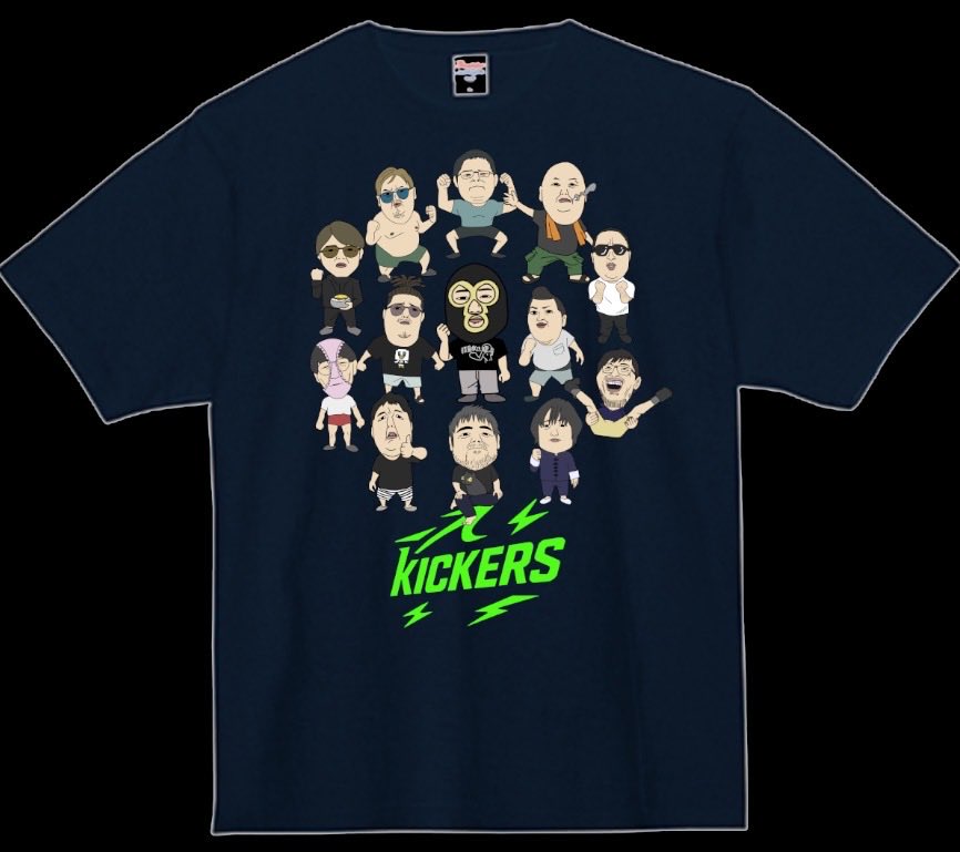 キッカーズTシャツのサンプル完成‼️意外と良いかも‼️#kick#キッカーズ