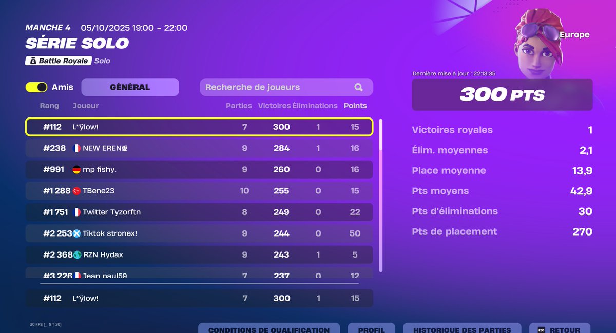 #112 impossible sous 30ms