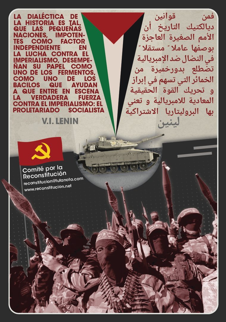 La inundación de Al-Aqsa se enmarcó en la mejor tradición anti-imperialista de los palestinos, cuya resistencia es ejemplo para el proletariado internacionalista."
