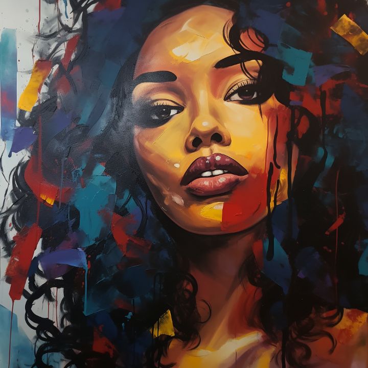SweetVanLoan's tweet photo. Art of the Day! "Zora's Rainbow". Buy at: https://t.co/XYczi3YKJB https://t.co/nxs9lO9rK3