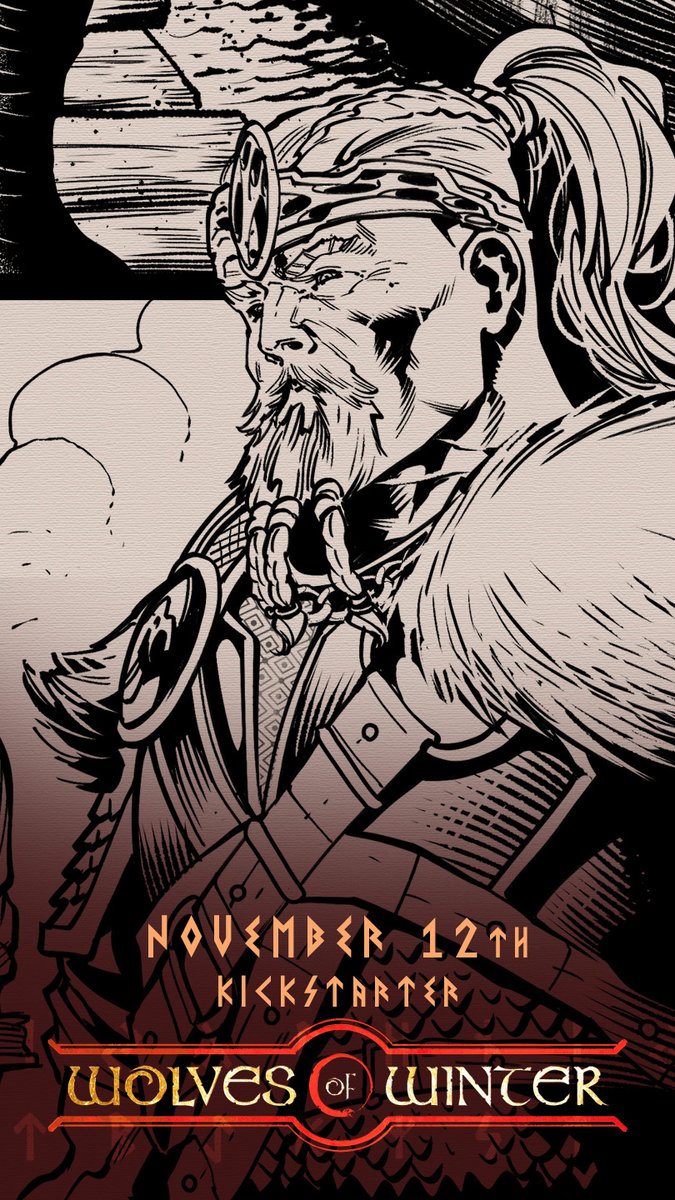 ricardojaime's tweet photo. WOLVES OF WINTER is coming November 12th on Kickstarter.

https://t.co/ybnNIlnhNF

#vikings #comics #comicbooks #wolvesofwinter #indiecomics #comicbookcover #kickstarter https://t.co/nT98P2RiE8