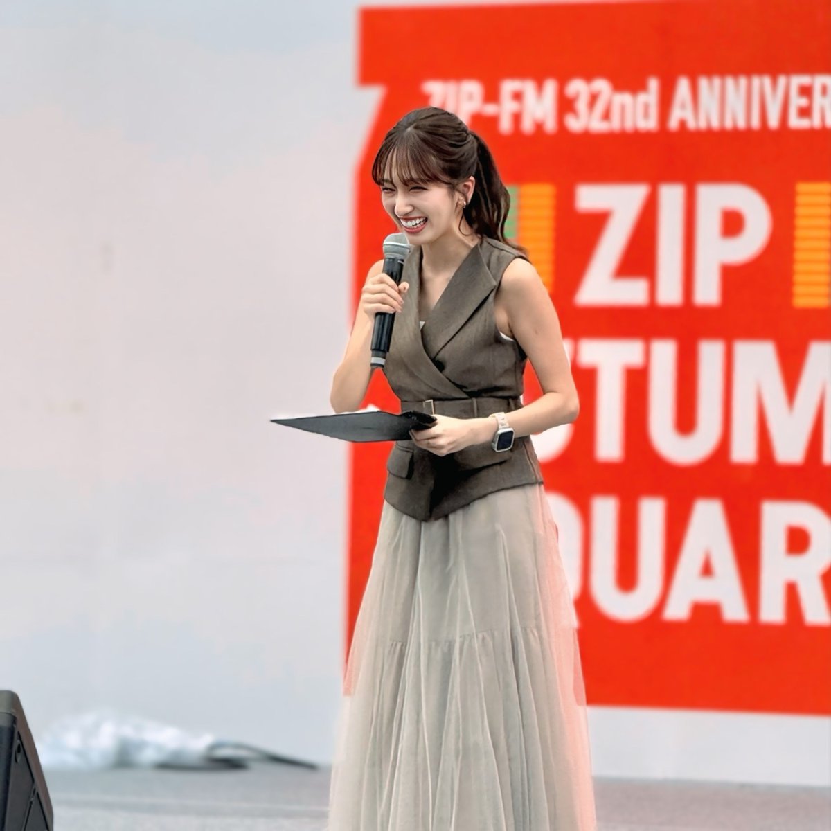 ZIP-FM 32nd ANNIVERSARY ZIP AUTUMN SQUARE 雨の中来てくださった皆様