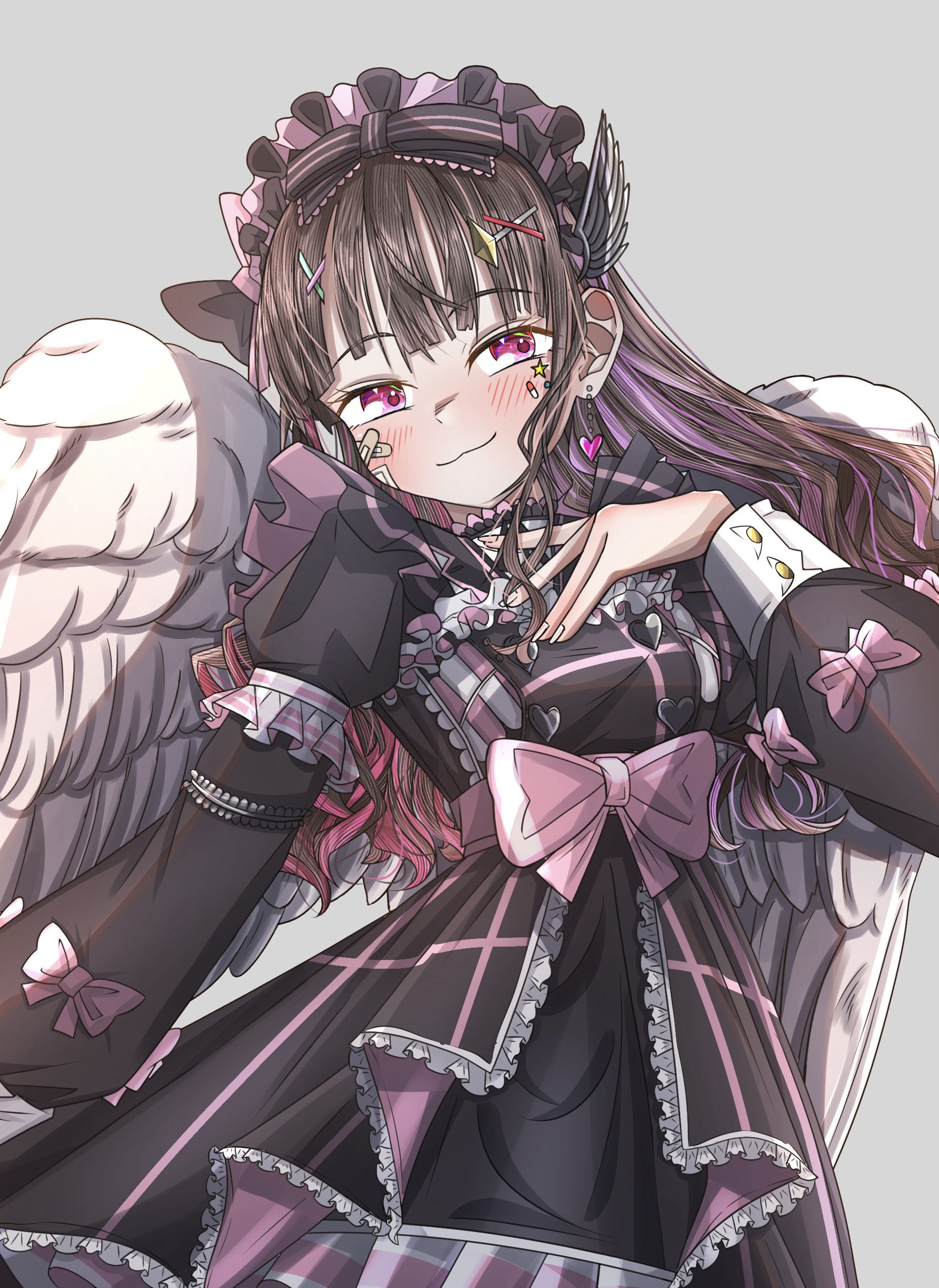 イラストオーダー✩﻿るり 桜散る.｡:.ﾟஐ🌸⋆* #春 だね . ..  #myoc #oc #art