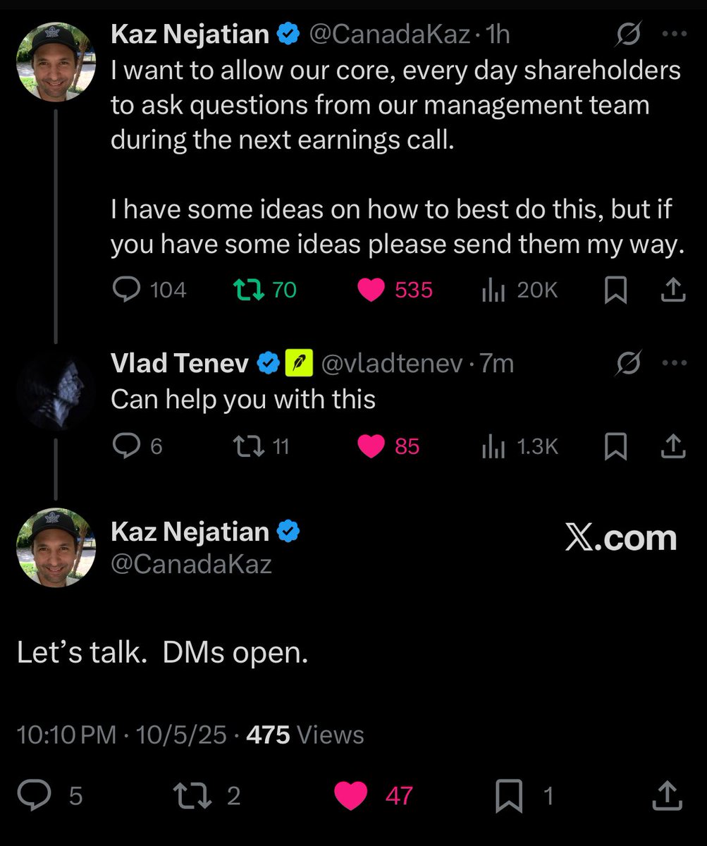 KARPGOD (@karp_god) on Twitter photo Inevitable 🚀  $OPEN $HOOD
<a href="/CanadaKaz/">Kaz Nejatian</a> and <a href="/vladtenev/">Vlad Tenev</a> will bring real estate liquidity to the masses. 
<a href="/Opendoor/">Opendoor</a> X <a href="/RobinhoodApp/">Robinhood</a> Inevitable 🚀  $OPEN $HOOD
<a href="/CanadaKaz/">Kaz Nejatian</a> and <a href="/vladtenev/">Vlad Tenev</a> will bring real estate liquidity to the masses. 
<a href="/Opendoor/">Opendoor</a> X <a href="/RobinhoodApp/">Robinhood</a>