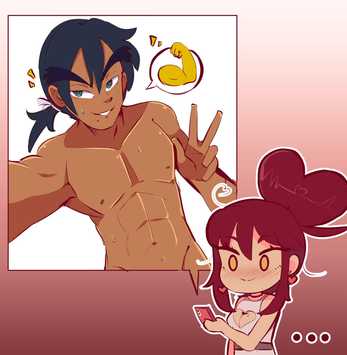 Something for my friend <a href="/blu3_chika/">💙Chika (ON HIATUS)</a> 💪