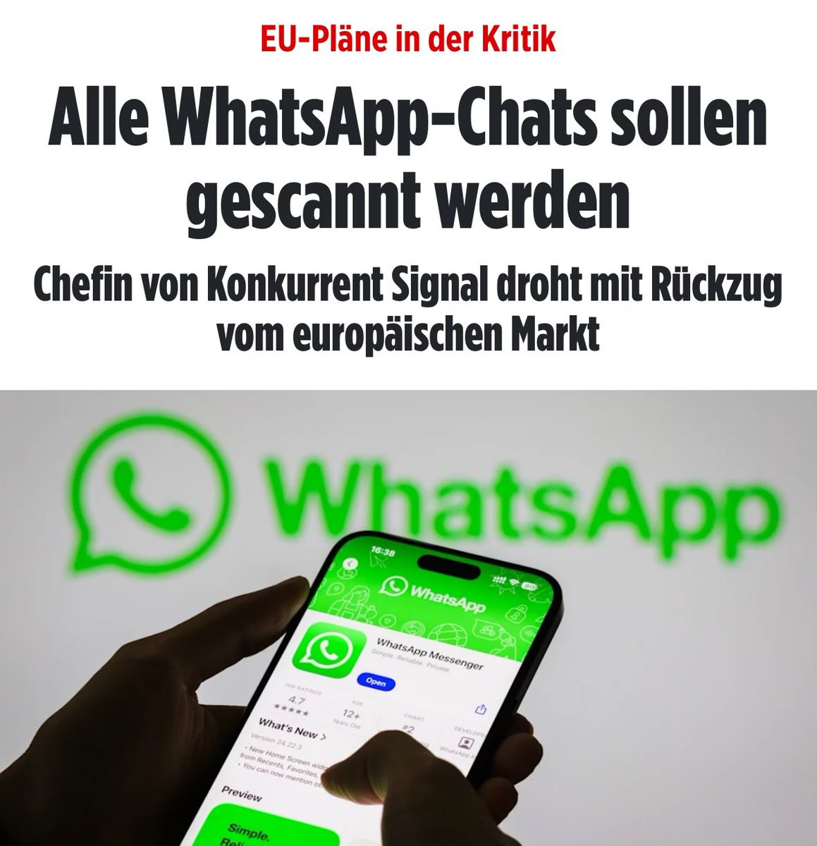 Sie wollen die totale Kontrolle.

Das totalitäre EU-Regime eifert ihrem grossen Vorbild China nach.

F*ckt euch 🖕