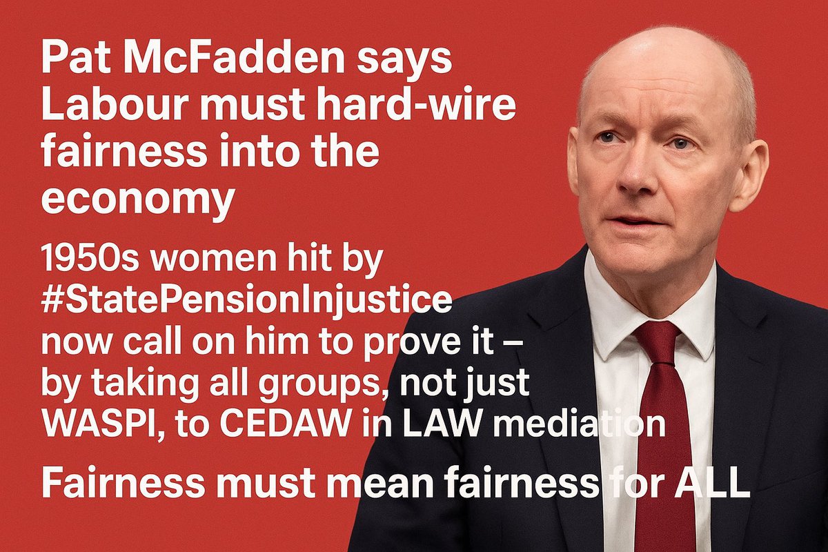 50sWOWPembsCarm's tweet image. What is the delay @Keir_Starmer @patmcfaddenmp?  Over 400,000 #50swomen #WASPI have DIED during this campaign. Billions of £s saved by raising the SPA without notice.  Please accept the invitation to attend #mediationNOTlitigation. ✊ You told us you were on our side!