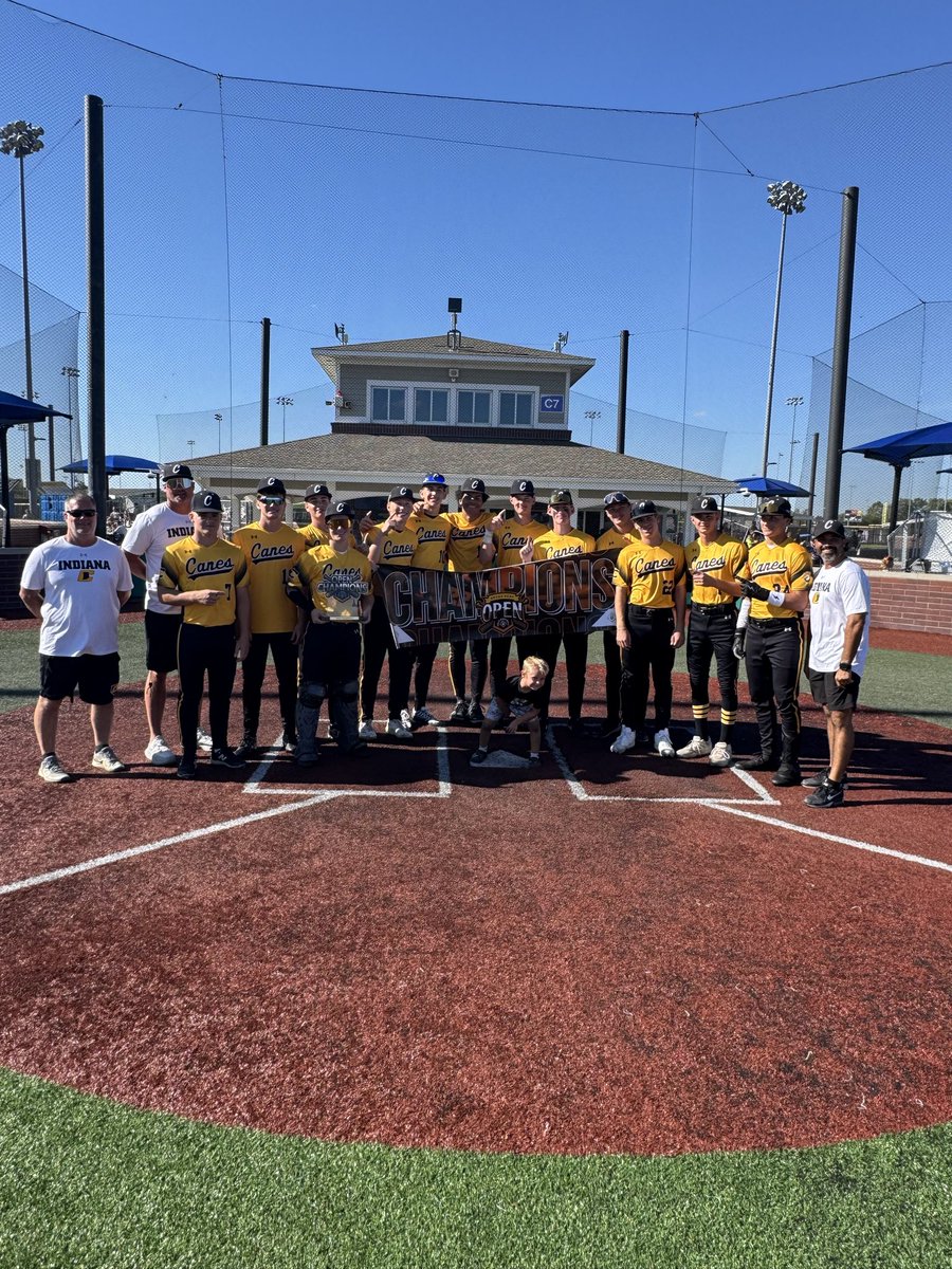 Canes Indiana Scout 2028 rallies for four runs in final inning to beat DBacks 2028 Fall Showcase 6-5 in PBT Grand Park Fall Open.