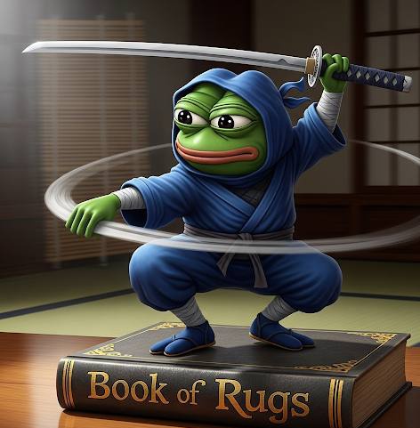 @apeski_ <a href="/LuqWeb3/">Luq</a> Chill brother, I got you

It's $BOOK OF RUGS.
The memecoin that's the dream of every crypto buddy and an ABSOLUTE nightmare to ruggers.

Yep. It's mission is to purge all rugs!
...and I know you're itching to be a part of the mission:
0xbbe6693a1825270886fa53167359caa32ff87c5e