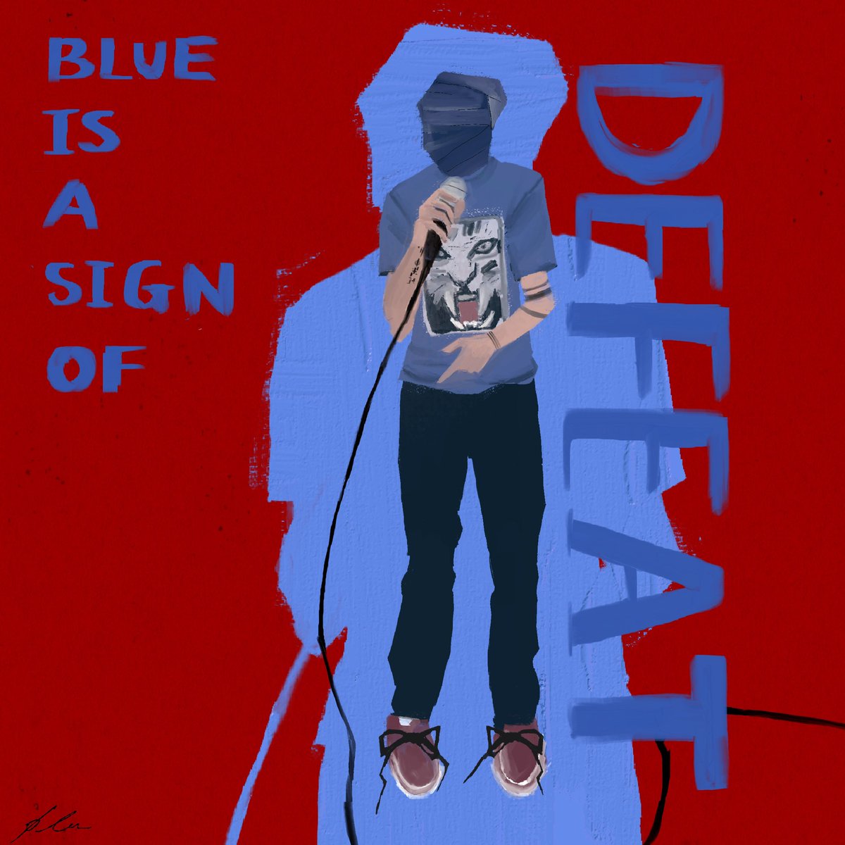 day 5: blue
    
[#cliquetober2025 #cliqueart]