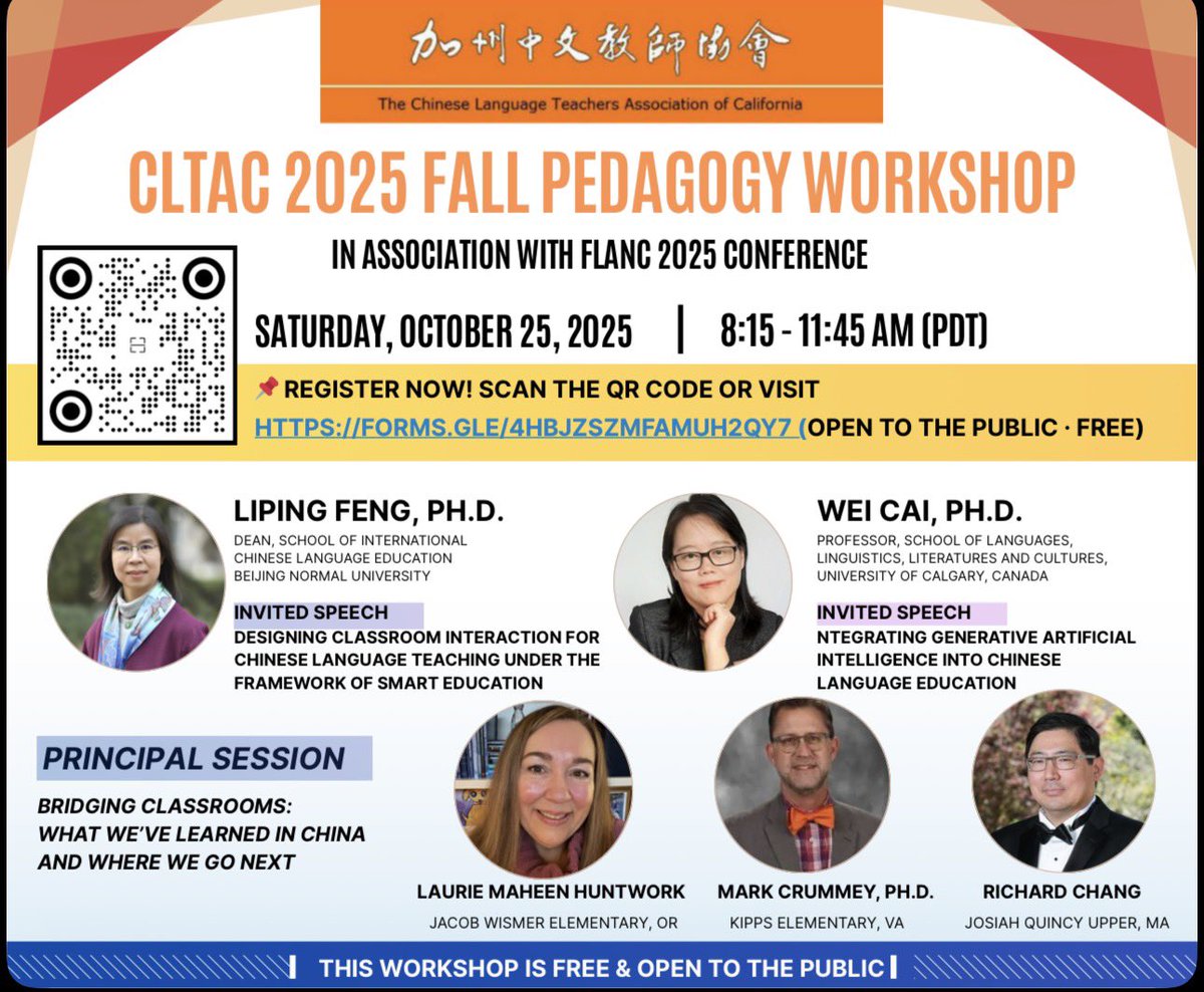 Chinese Language Teachers Association of CA tweet media