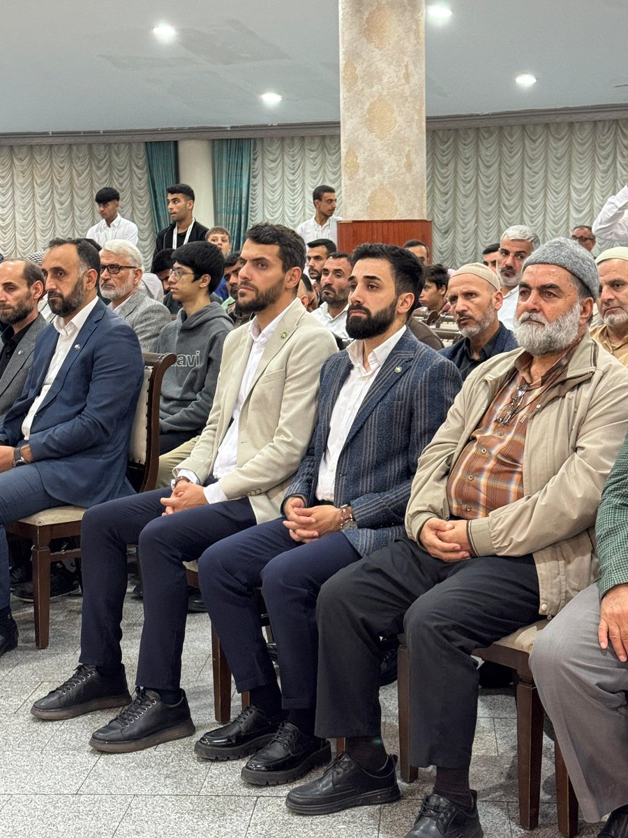 omerkyn34's tweet photo. Peygamber Sevdalıları Esenyurt Temsilciliği’nin düzenlediği “6-8 Ekim’den Aksa Tufanına”  adlı programına katıldık.
Tarihimizin acı olaylarını unutmamak, Filistin direnişinin haklı mücadelesine ses olmak adına anlamlı bir buluşmaydı.
Emeği geçenlere teşekkür ederiz. https://t.co/7dKxKmDVhj