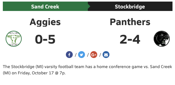 Bridge_FB's tweet photo. Two remaining in our season. See the full schedule at the link and join us on the road and at home for two more tests this year. 

Full schedule: https://t.co/x9D8kemuzq

#Panthers #Stockbridge https://t.co/0if3WmFU2Z