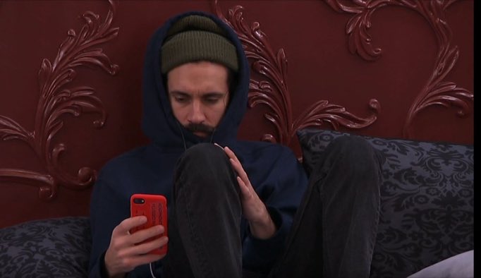 It feels so dystopian seeing an iPhone 8 in the big brother house😭 #bb27