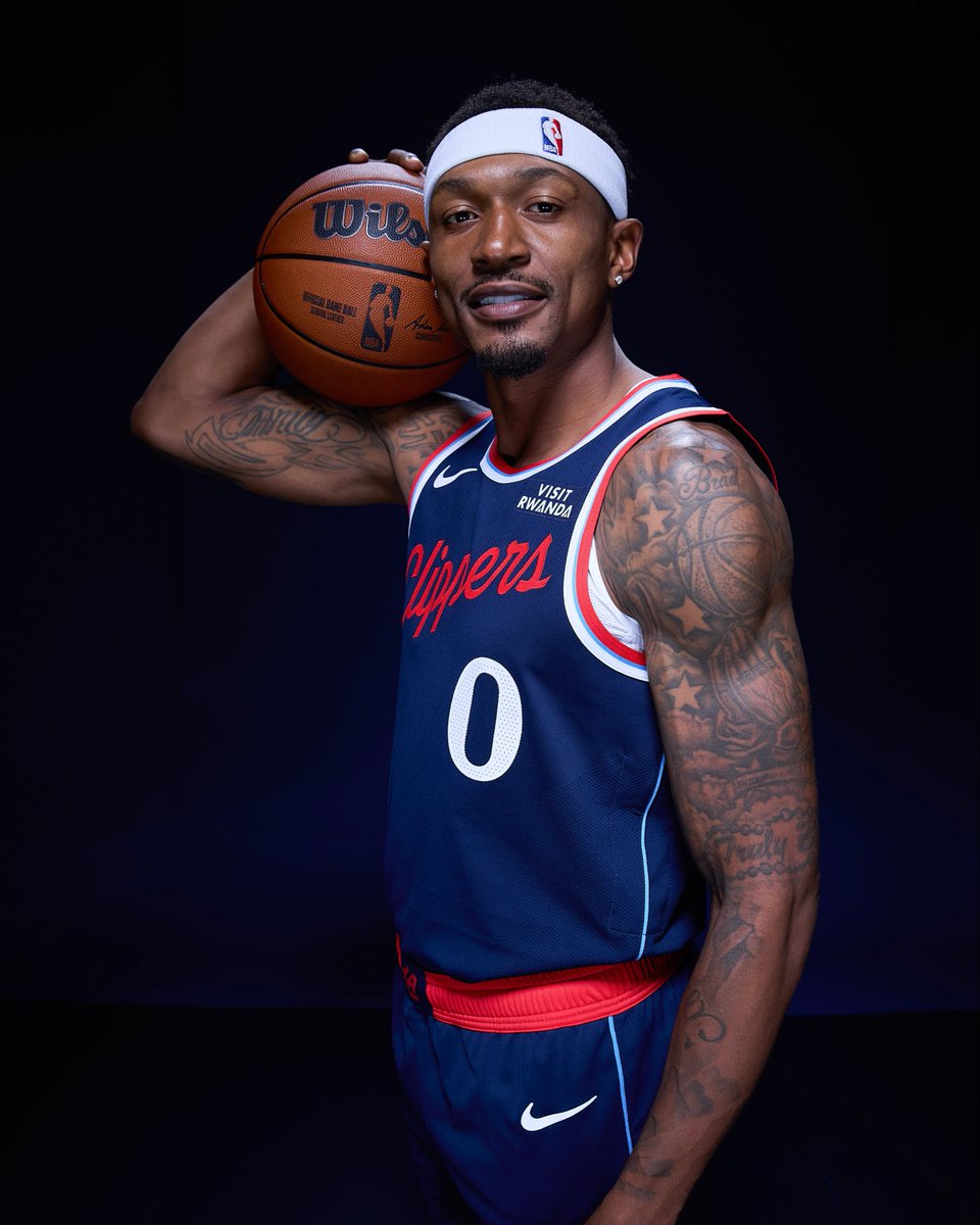 LAClippers's tweet photo. Media Day 2025: BRADLEY BEAL 0️⃣📸 https://t.co/KnVwoNGP30