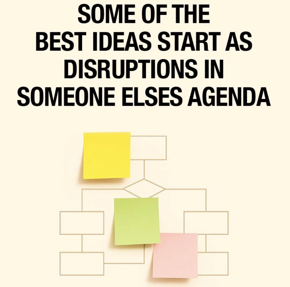 johnayers's tweet image. Break the Brief

Your best idea probably doesn’t fit the agenda.
Real change rarely comes from following the brief, it comes from breaking it.

Read the full story. First 1,000 subscribers receive newsletter for Free.

disruptorconfessions.substack.com/p/f11915e7-0e8…