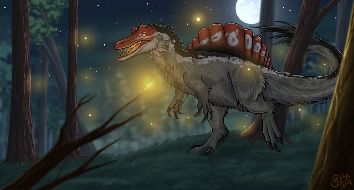 Anddd finally this commission is ready!
#art #paleoart #spinosaurus #commission #dino #illustration