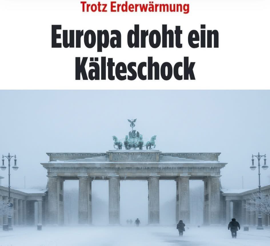 "Kälteschock trotz Erderwärmung"... Die Klima-Verarsche geht weiter...

bild.de/leben-wissen/w…
