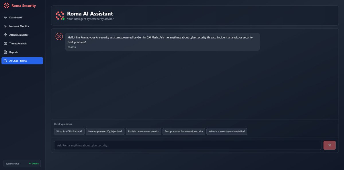 #SentientAGI #AI #Grid
has integrated Roma into the admin panel and simulated analysis of cyber security attacks. currently in the picture are some of the existing features. integrated alerts into telegram and soon to be discord.
thanks to the team for creating a playground for