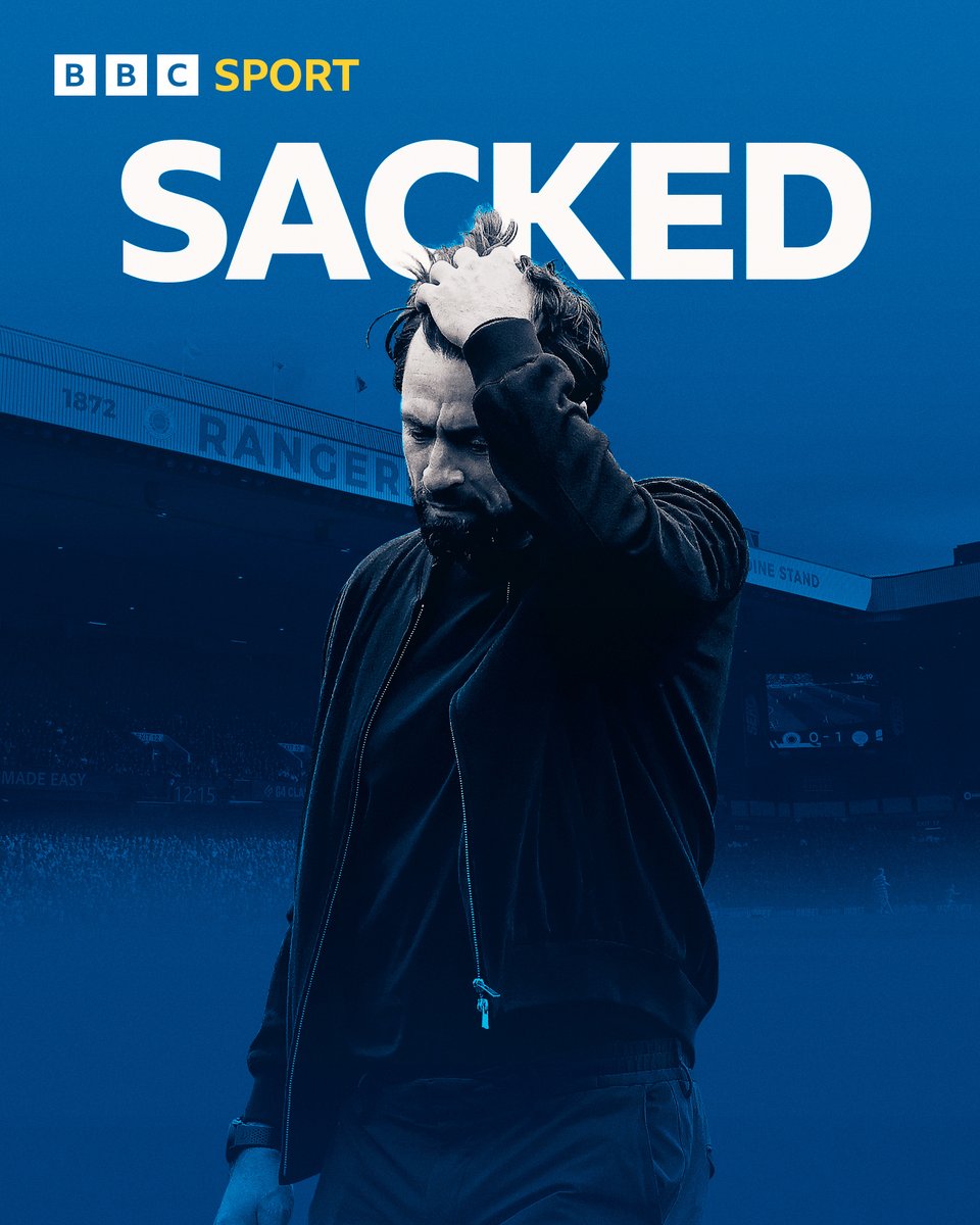 Russell Martin has been sacked as Rangers head coach after 17 games in charge in the wake of Sunday's 1-1 draw with Falkirk.

#BBCFootball