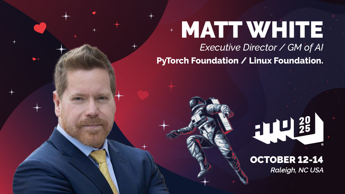 matthew_d_white's tweet image. Thrilled to be opening #AllThingsOpen (Oct 12–14, Raleigh) with a keynote: “The Good, the Bad & the Ugly of Open Source AI.”
I’ll unpack how open source is driving AI innovation — and what risks and tensions lie beneath the surface.
I’ll also lead a 45-min session: “From Code…