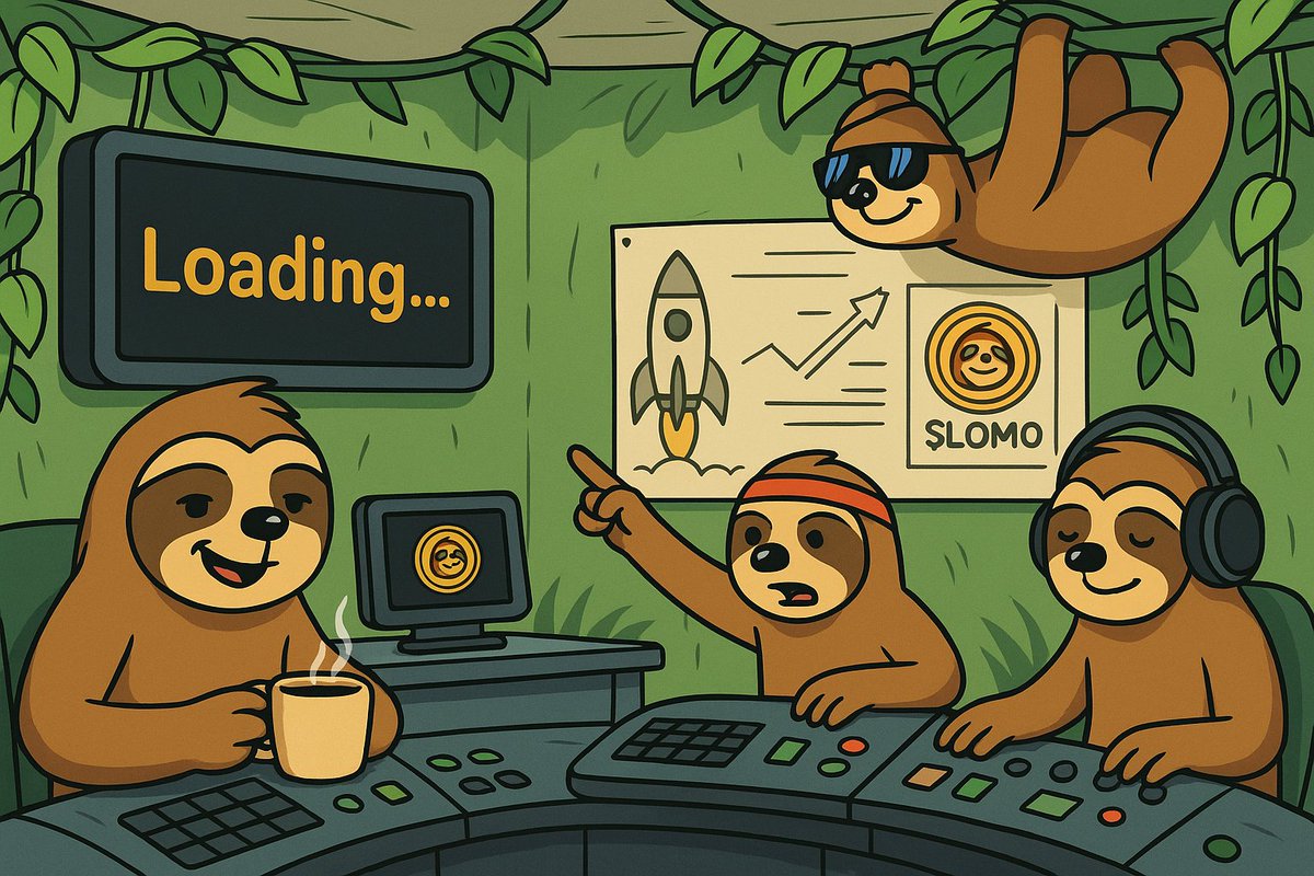 JoinTheSlow's tweet image. Slomo HQ reporting in. Systems… kinda ready 

💤$SLOMO 🦥🌿

#Solana #MemeCoin