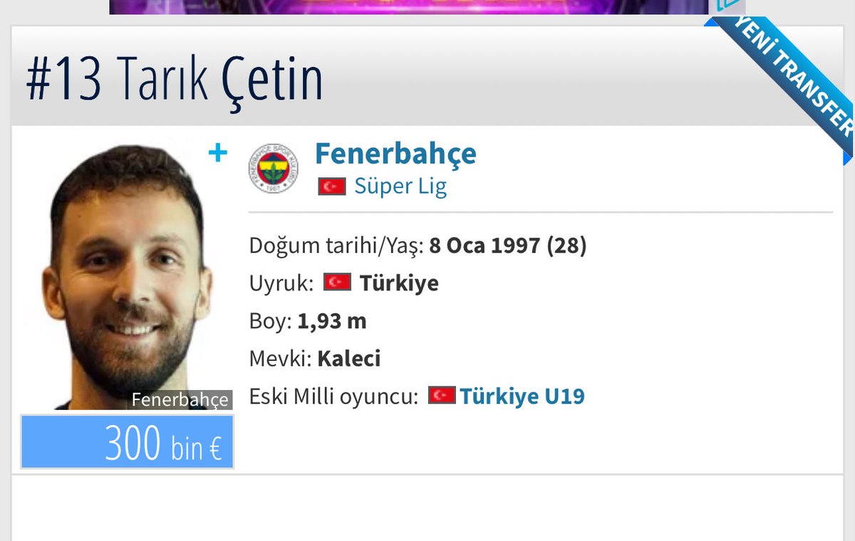 300 milyon Euroluk kadro kur ve seni 300 bin Euroluk üçüncü kalecin yenilgiden kurtarsın. 
Geldiğimiz nokta maalesef budur…