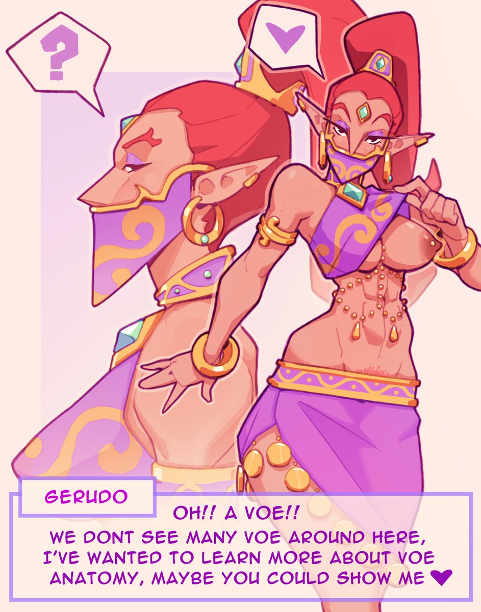 VenomViper1390's tweet photo. Must... draw... more... Gerudo women 🥵 https://t.co/x8Mk0eQn8A
