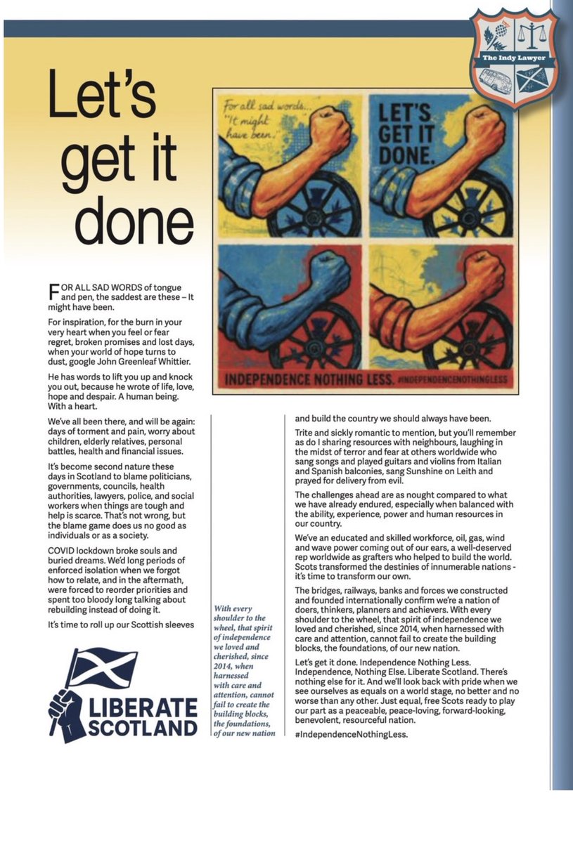 mickbrick54's tweet image. ⁦@iScotNews⁩ is a damn good read.
#LiberateScotland #IndependenceNothingLess