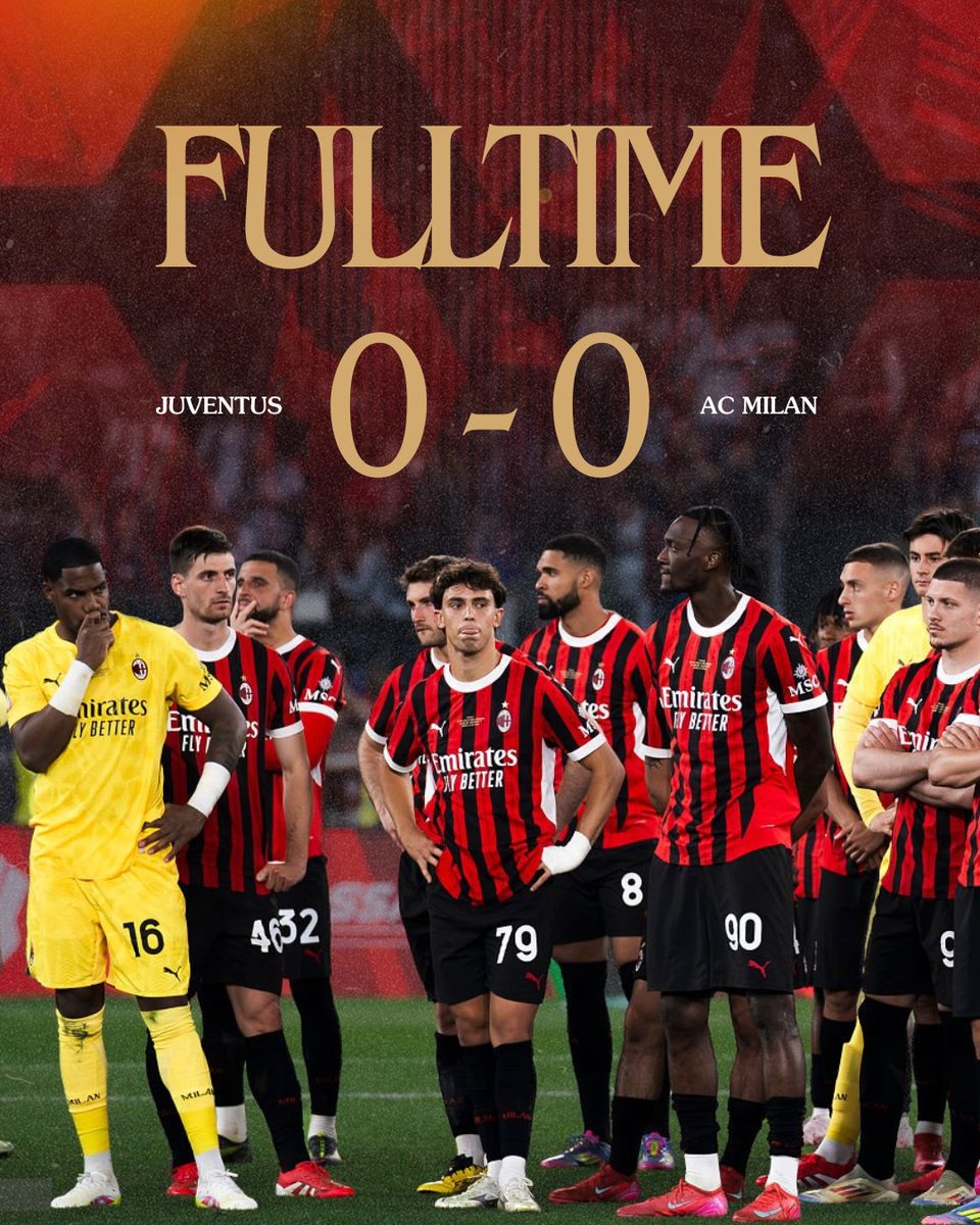JorgeRaulPaz's tweet image. ⏱ 𝐑𝐄𝐒𝐔𝐌𝐄𝐍 𝐃𝐄𝐋 𝐏𝐀𝐑𝐓𝐈𝐃𝐎 ✅

Juventus 🆚 AC Milan | 0-0 |

#JUVMIL | #SerieA