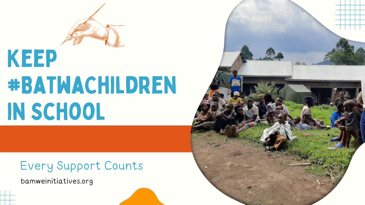 BLendAHandi's tweet photo. Only 1 in 10 #BatwaChildren finishes primary school. Imagine the potential lost. It’s time to act! 
👉 https://t.co/S4x6J5axLm | #LeaveNoOneBehind https://t.co/yv4xTmqzri