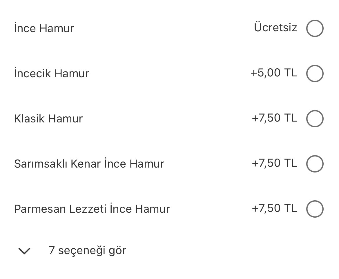 uklarelyder's tweet photo. ciddi soruyorum incecik hamur secmek niye daha pahali amk https://t.co/URo79XhVrc
