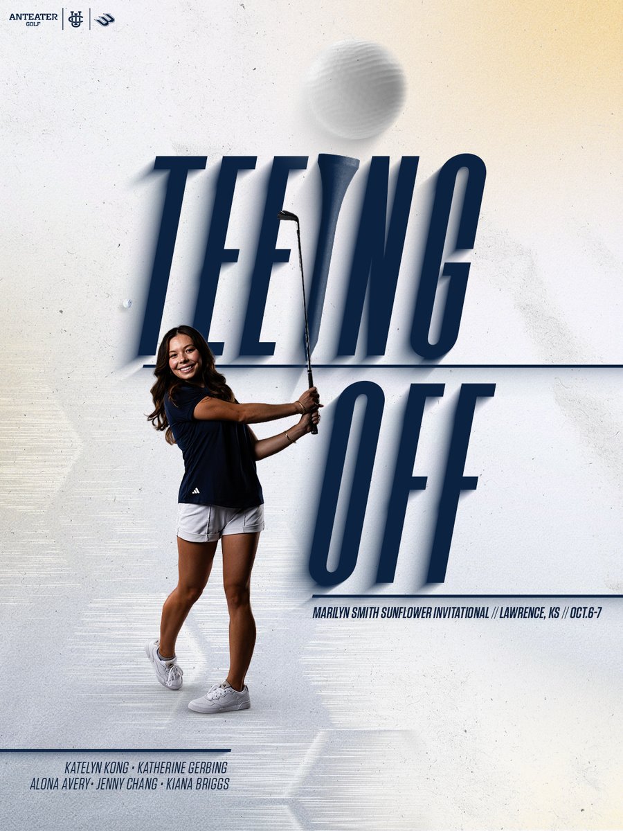 Headed to the Midwest for more action on the course!

🆚 | Marilyn Smith Sunflower Invitational
📆 | Oct 6-7
📍 | Lawrence, KS
📊 | bit.ly/4nWwPMC

#TogetherWeZot | #RipEm 💙💛