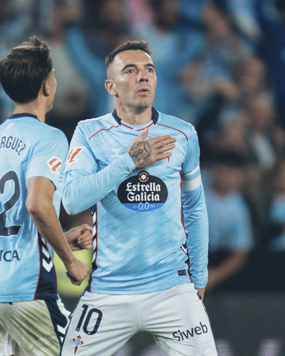 Con 38 años y sigue siendo el mejor.

Leyenda de LaLiga e historia del Celta. No habrá otro igual.

Iago Aspas Juncal.