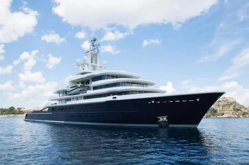 Michelle Mone's £60m megayacht she bought with the money she stole.

It's time to stop this 'small' boat, and sell it.
