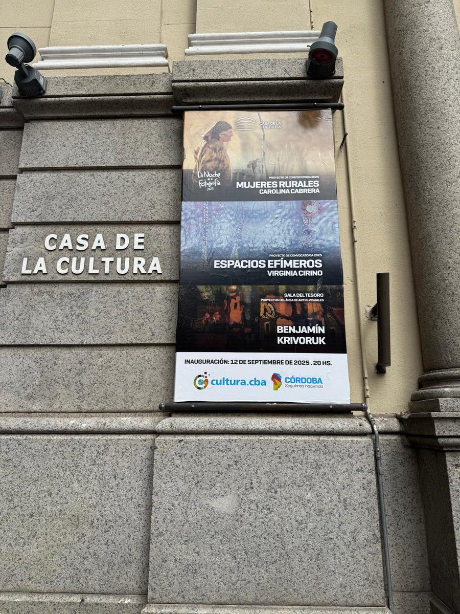 CreatingVisionA's tweet image. Exposición individual “Entidades y espacialidades” en Museo histórico de Río Cuarto (agosto 2025)

Exposición individual “Espacios efímeros” en Casa de la Cultura, Río Cuarto (septiembre 2025)

instagram.com/p/DPcNNOkkfyJ/…