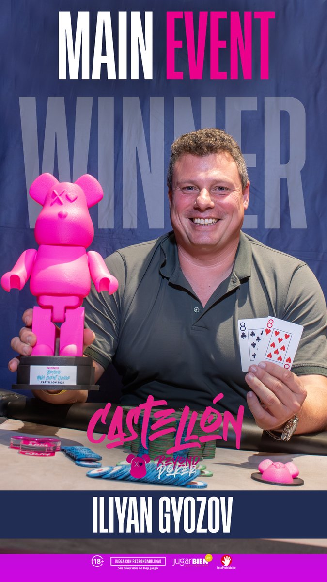 Beyond_Poker's tweet photo. ¡FELICITACIONES! a Iliyan Gyozov ganador del #MainEvent de nuestras #BeyondJunior de
@CasinoCastellon
. Y ahora a prepararse para la Gran Final Junior de #Mallorca https://t.co/svGhkVSPh4