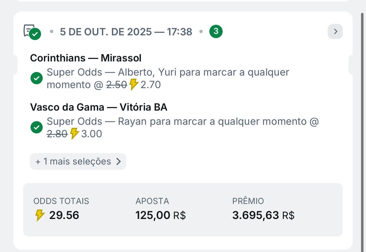 Acreditei até o fim e a recompensa veio, obrigado <a href="/GuiadasApostas/">Guia das Apostas</a>