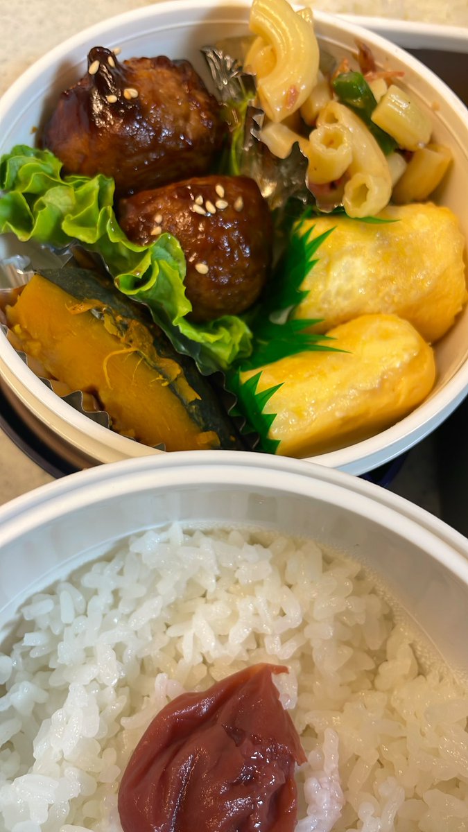 miho_dec25's tweet photo. おはようございます😊
今週もよろしくお願いします
#DD弁当 #DK弁当 #男子大学生 #男子高校生 #お弁当記録 https://t.co/INXErHYXam