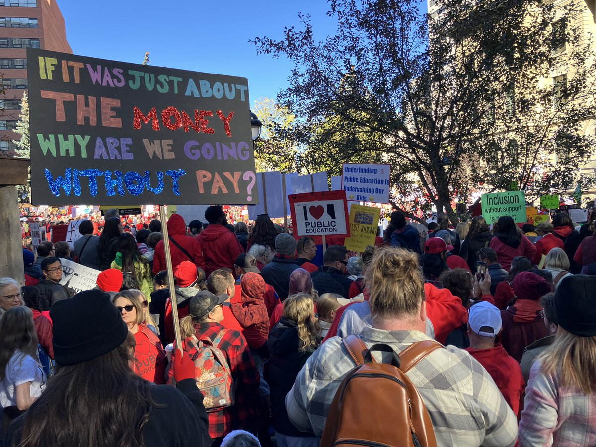YYC has shown up for public education!!
#ABEd #ABpoli